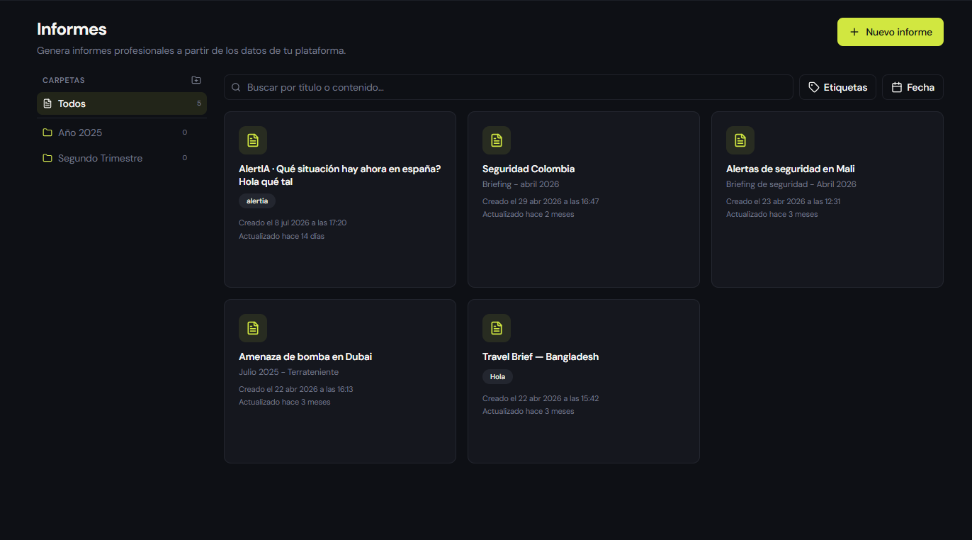 Genera informes con la información que necesitas en cuestión de segundos.